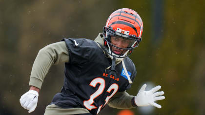 Cincinnati Bengals safety Dax Hill (23) in action as the Arizona