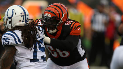 Buffalo Bills offensive tackle Bobby Hart (68) in action against