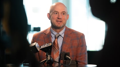 Cincinnati Bengals general manager Duke Tobin speaks during a press  conference at the NFL football scouting combine, Wednesday, Feb. 27, 2019,  in Indianapolis. (AP Photo/Darron Cummings Stock Photo - Alamy