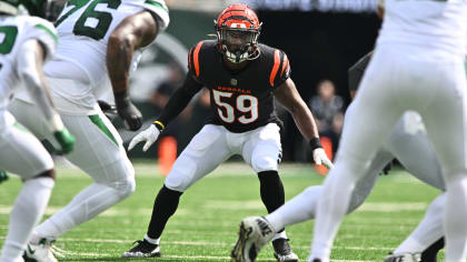 January 15, 2023: Cincinnati Bengals LB Akeem Davis-Gaither celebrates a  tackle during an NFL wild card playoff football game between the Cincinnati  Bengals and the Baltimore Ravens at Paycor Stadium in Cincinnati