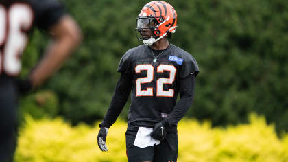 Cincinnati Bengals cornerback Chidobe Awuzie (22) celebrates after