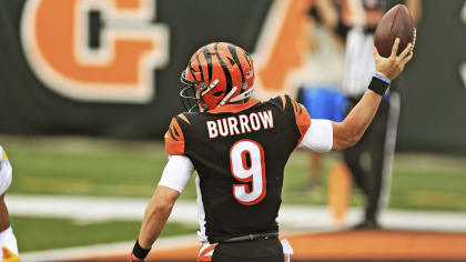 September 13, 2020: A.J. Green #18 of the Cincinnati Bengals warms up  before NFL football game action between the Los Angeles Chargers and the  Cincinnati Bengals at Paul Brown Stadium on September