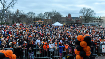 Cincinnati students show their 'Who Dey' spirit during rally for Bengals 