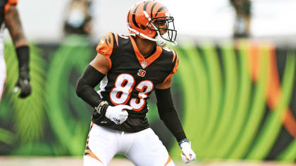 Cincinnati Bengals wide receiver Tyler Boyd (83) warms up in a