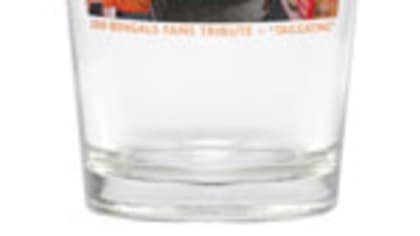 LOUISVILLE CARDINALS SHOTGLASS SQ ETCHED LOGO