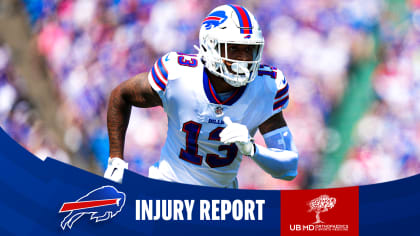 Bills vs. Ravens injury updates: WR Gabe Davis misses practice