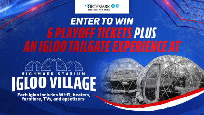 Bills to host a 'Win a night in paradise' sweepstakes for Wild Card weekend