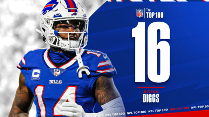 Buffalo Bills Stefon Diggs #14 Nfl White 100th Season Golden