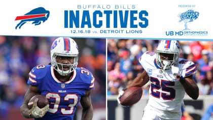 Bills RBs LeSean McCoy, Chris Ivory not expected to play vs. Lions