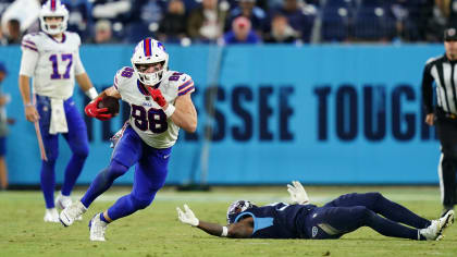 Bills' Dawson Knox broke bone in his hand in loss to Titans (report) 