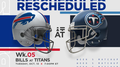 Coronavirus: Tennessee Titans-Buffalo Bills game moved from Sunday