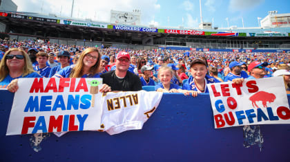 Lucky few Bills fans eager to cheer on team from stands first fans bills  tickets AP