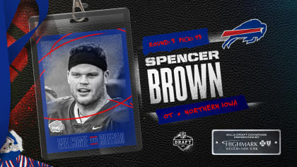 Spencer Brown: Photos of Buffalo Bills' third-round pick in NFL Draft