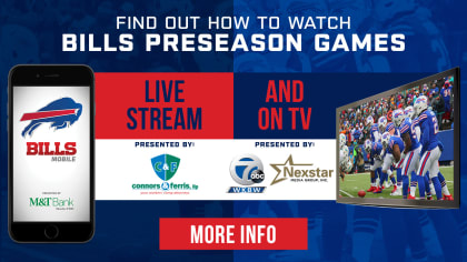 If you're outside of WNY, no #Bills preseason games broadcast nationally  this year 