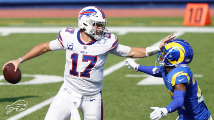 Sunday Night Football on NBC - These are Josh Allen's stats at the HALF 