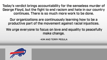 A statement from Terry and Kim Pegula