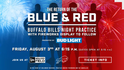 buffalo bills return of the red and blue 2022