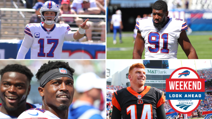 Buffalo Bills vs. Cincinnati Bengals: Game day inactives