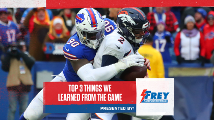 Top 3 things we learned from Bills vs. Broncos