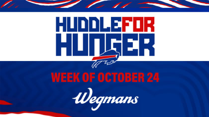 Wegmans and the Buffalo Bills Host a Food Drive for Families with