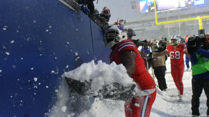 Buffalo Bills Share Photos of Snowed-in Highmark Stadium