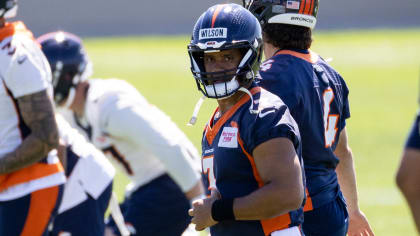 Russell Wilson on first practice as Broncos QB: 'Guys looked really sharp'  