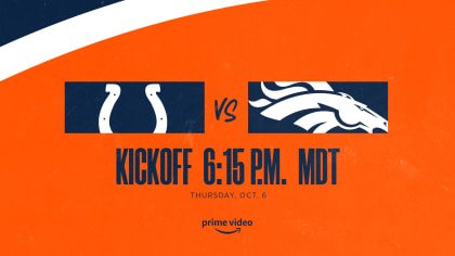 Denver Broncos vs. Indianapolis Colts: How to stream, watch on TV and  listen on radio
