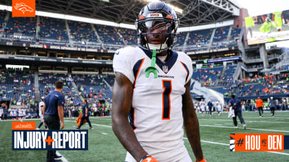 Injury Report: WR KJ Hamler among Broncos ruled out, ILB Josey Jewell  questionable for Week 2 vs. Houston