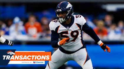 Denver Broncos outside linebacker Malik Reed (59) plays against