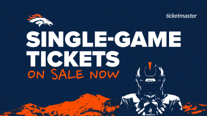 Broncos' 2021 single-game tickets now on sale