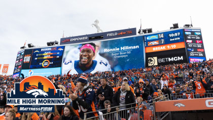 Broncos fans celebrate home opener. From about 12 miles away. Got