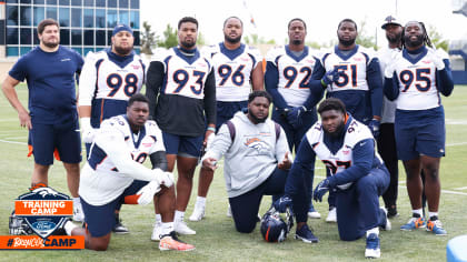 Denver Broncos defensive tackle D.J. Jones during training camp at