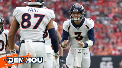 Denver Broncos news: Drew Lock will start vs. Houston Texans