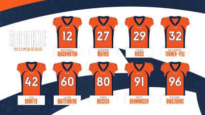 Broncos announce jersey numbers for offseason additions, 2021 draft class