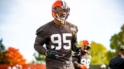 Cleveland Browns' Garrett returns to NFL after suspension for hitting  opposing quarterback with helmet