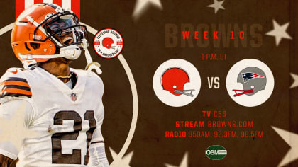 Browns vs. Patriots: How to watch, stream, preview, point spread