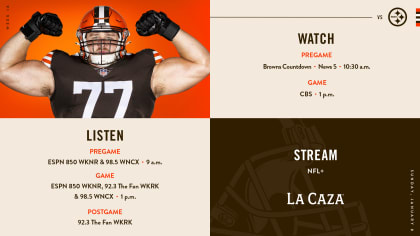 Cleveland Browns vs. Pittsburgh Steelers FREE LIVE STREAM (1/10/21