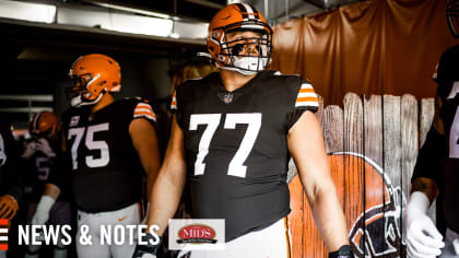 Notes: Guards Joel Bitonio, Wyatt Teller motivated to live up to