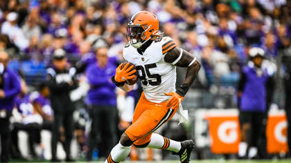 David Njoku injures hand and face in firepit accident and questionable for  Cleveland Browns against Baltimore Ravens