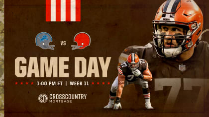 Browns vs. Lions: Need to Know Game Day Information