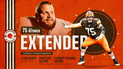 NFL Auction  NFL - Browns Joel Bitonio Special Issued 2021 Pro