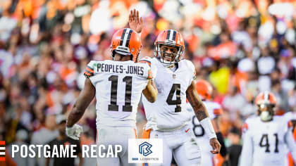 Browns score three TDs in second half, beat Commanders, 24-10 – Morning  Journal