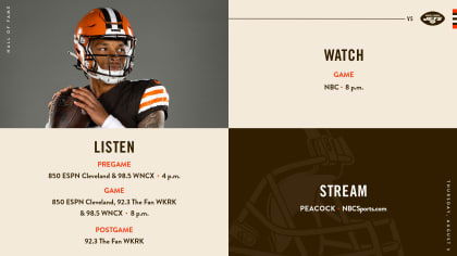 There is an NFL game tonight (Jets/Browns pre-season) : r/nfl