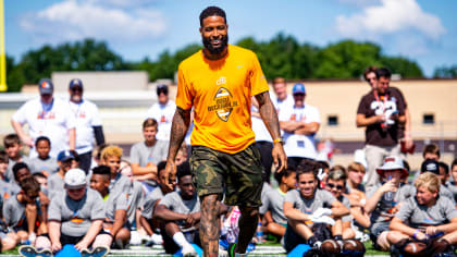 Browns star Odell Beckham Jr. surprises kids at football camp in Medford 