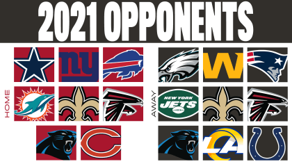 2021 Tampa Bay Buccaneers Opponents: 17 Games