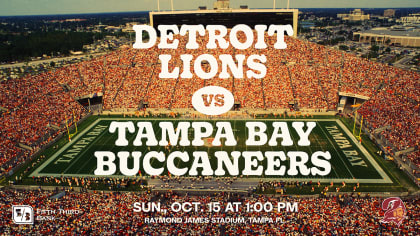 Bucs Oct. 15 'Creamsicle' game against Lions moved to 4:25 p.m.