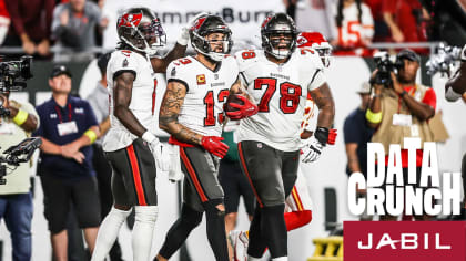 Buccaneers' WR Mike Evans catches milestone touchdown, hangs on to football