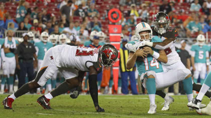 Dolphins pick up first preseason win, MIAMI 17, TAMPA BAY 14