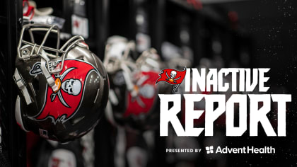 Buccaneers' Inactives vs Atlanta