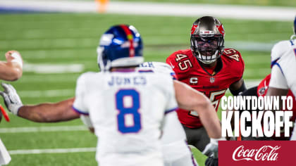 Monday Night Football: Tampa Bay Buccaneers vs. New York Giants